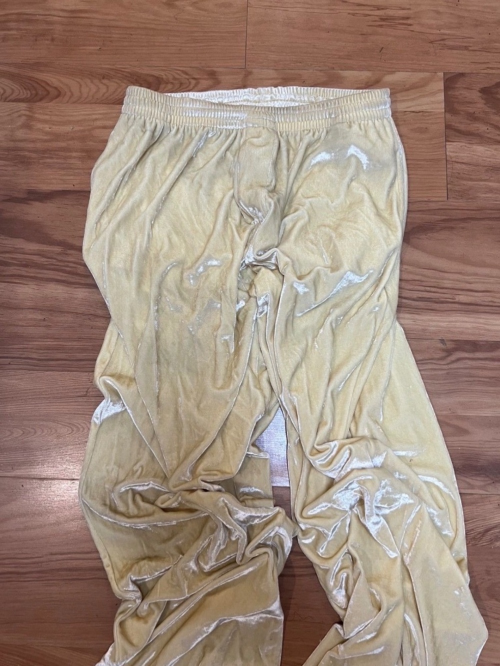 BALENCIAGA VELVET BAGGY PANTS